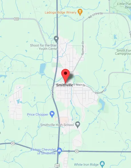 Downtown Smithville Map Downtown Smithville Map